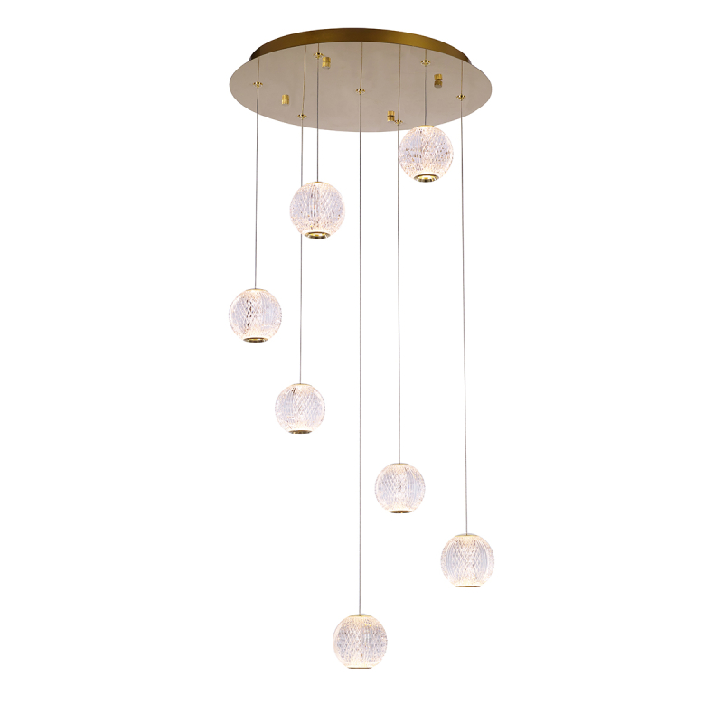 Подвесной светильник Delight Collection MD20001012 MD20001012-7A gold Подвесной светильник Delight Collection MD20001012 MD20001012-7A gold