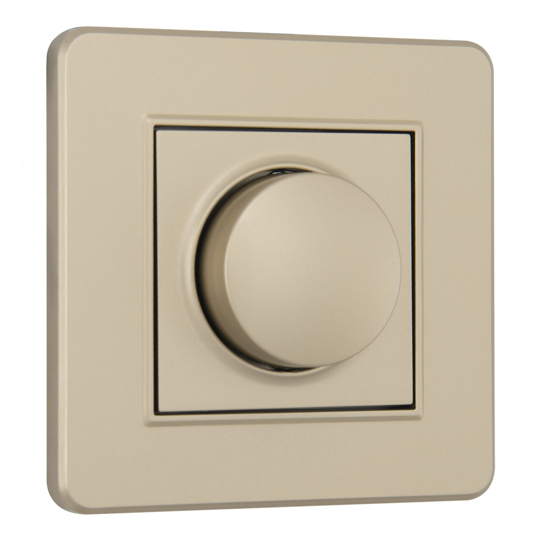 Диммер с рамкой Arte Milano SET16-1-48-1 shampan Диммер с рамкой Arte Milano SET16-1-48-1 shampan