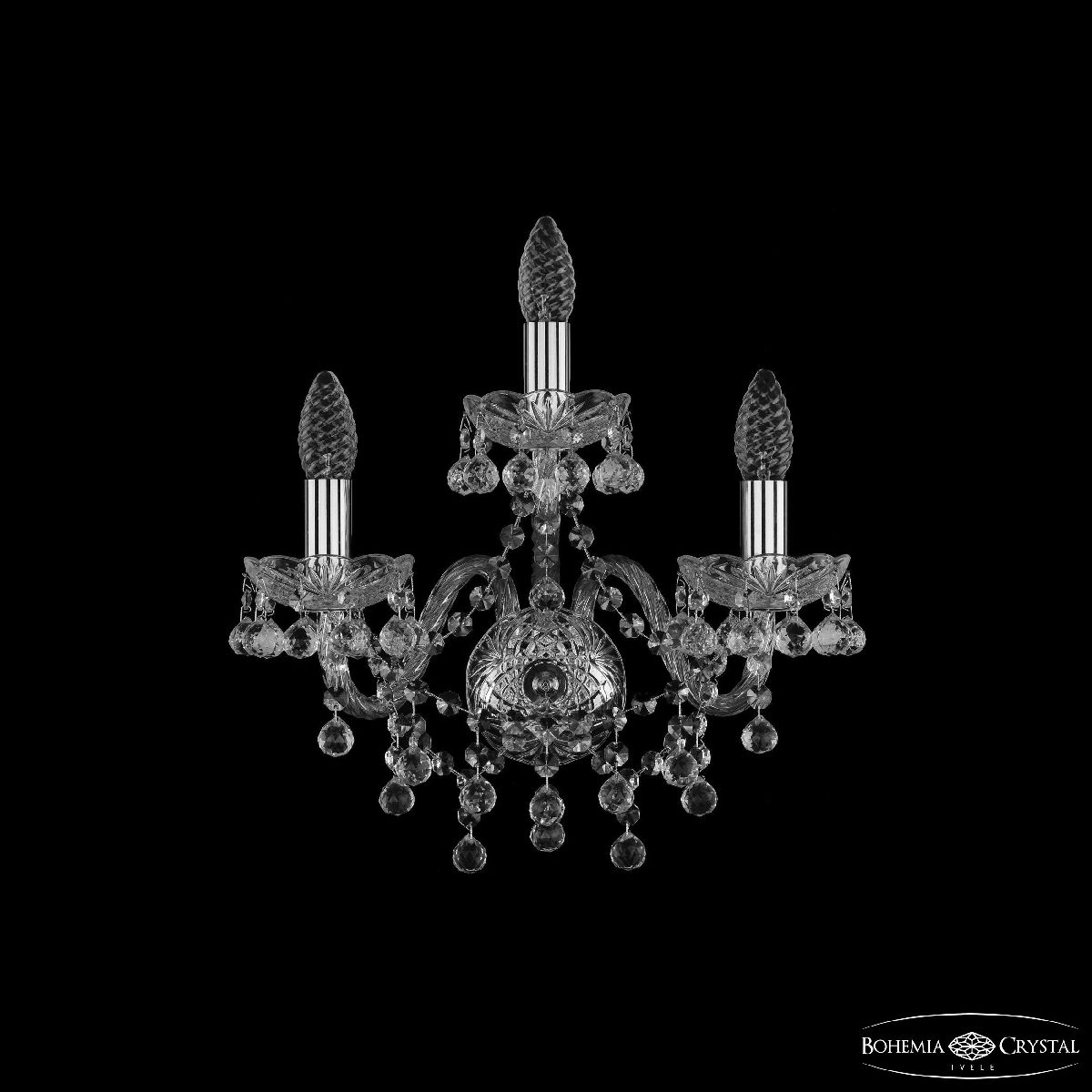 Бра Bohemia Ivele Crystal 1409B/2+1/160 Ni Бра Bohemia Ivele Crystal 1409B/2+1/160 Ni