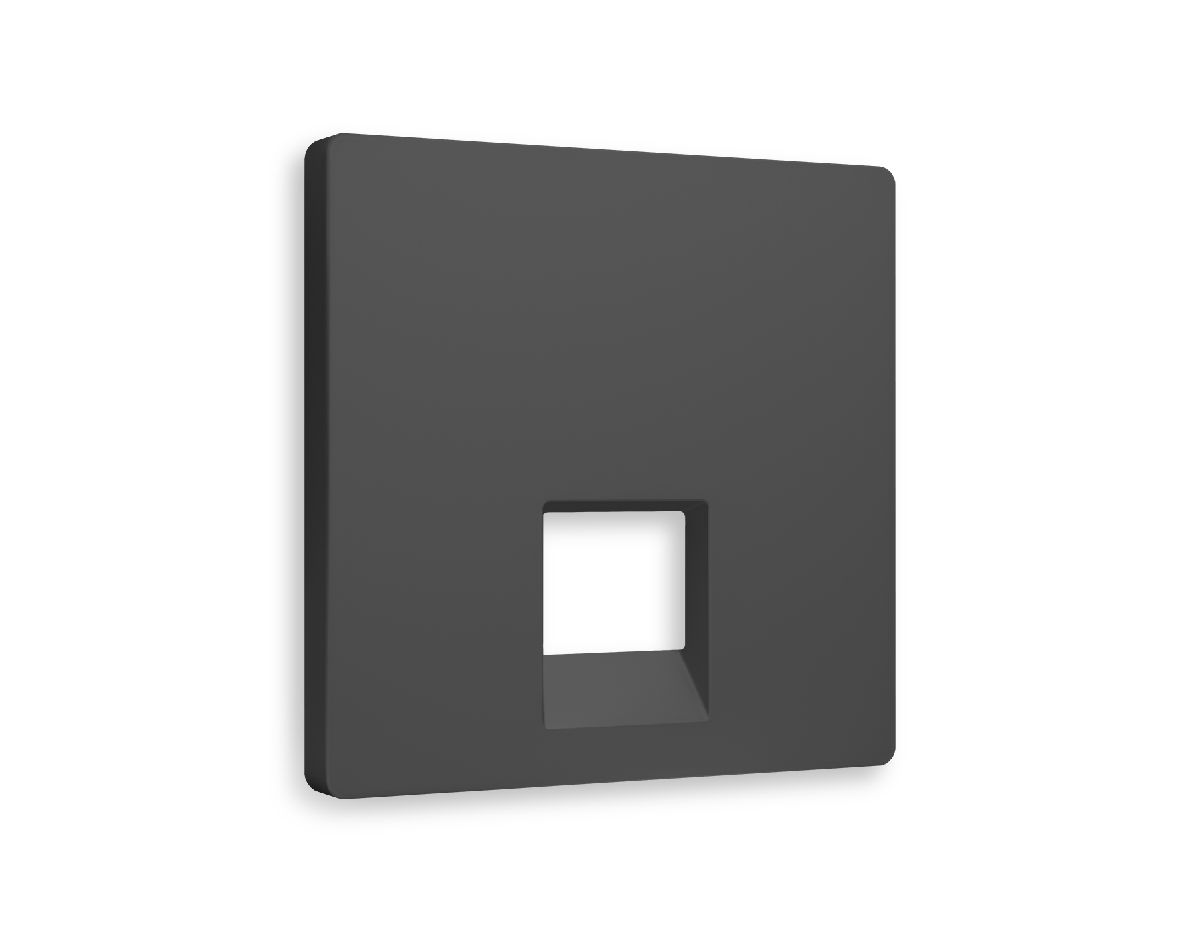 Лицевая панель для компьютерной/телефонной розетки RJ-45/RJ-11 Ambrella Volt Alfa AP9120