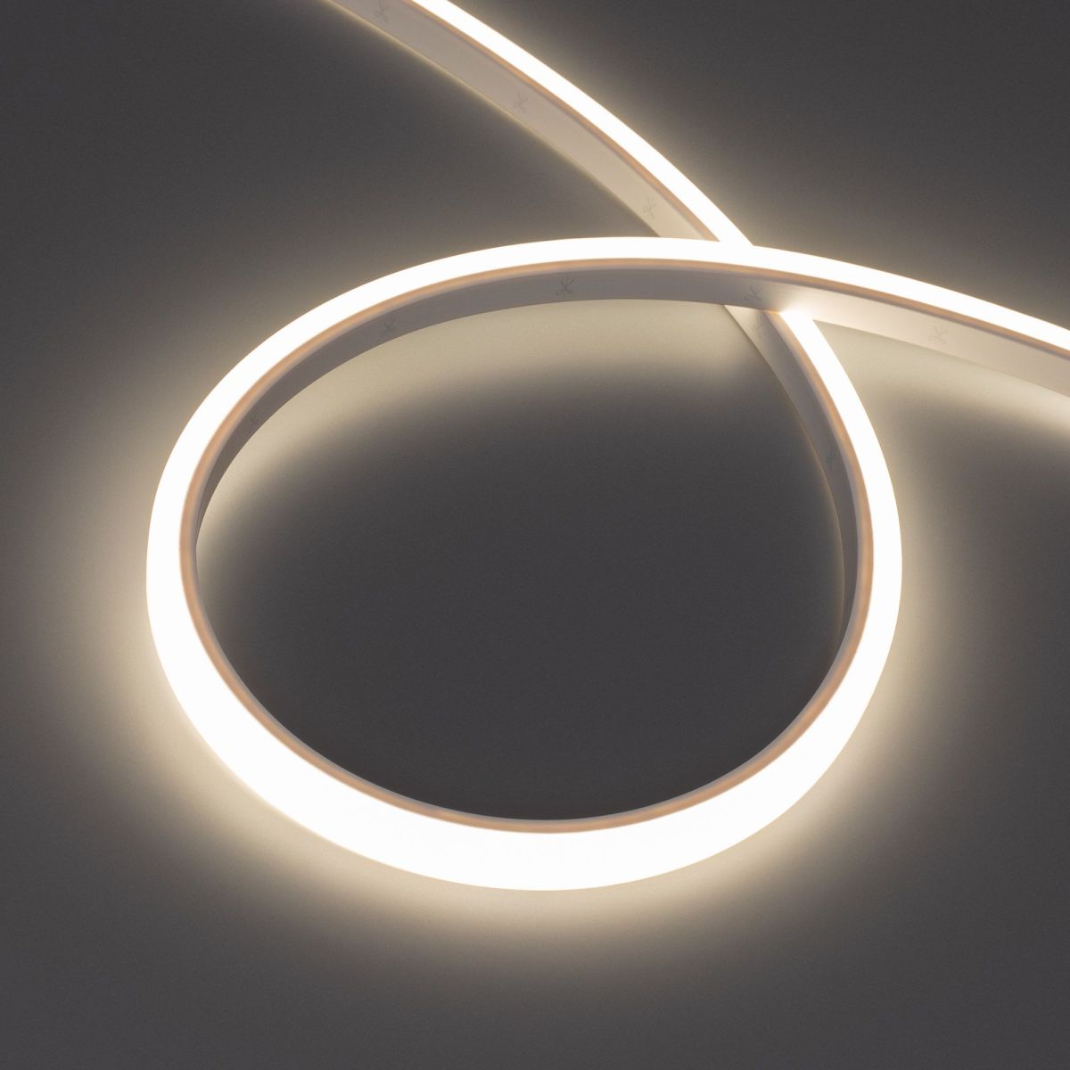 Светодиодная герметичная лента Arlight WAVE-TOP-PU-A144-10x10mm 24V White5700 (5 W/m, IP68, 1m, wire x1) 052596