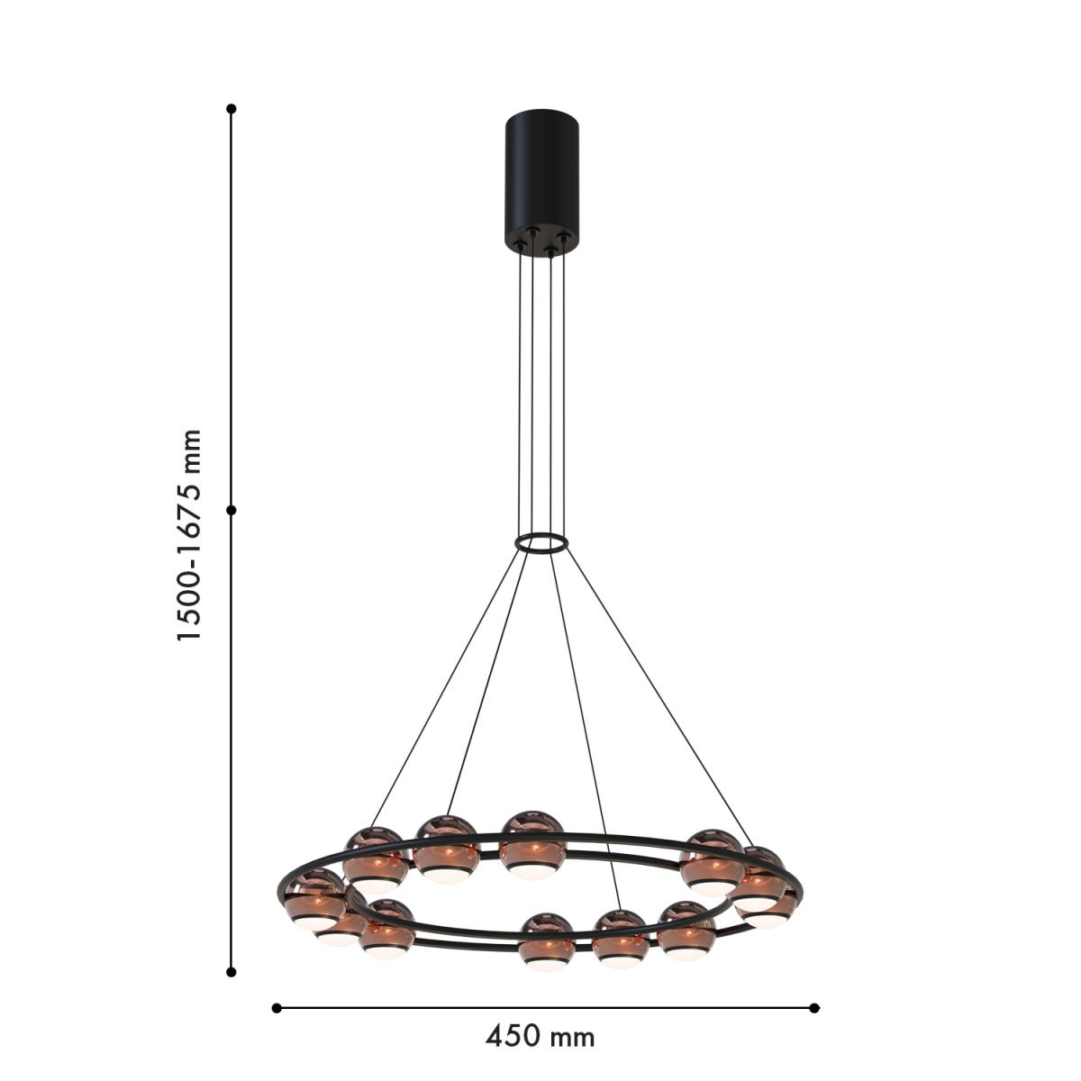Подвесная люстра Favourite Sturm 4561-12P
