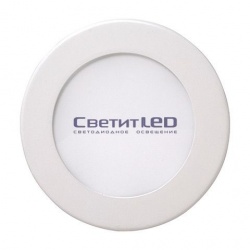 Светильник LED встраиваемый, круг, белый, 24W, 220V, нейтральный 4200К, 1200Lm