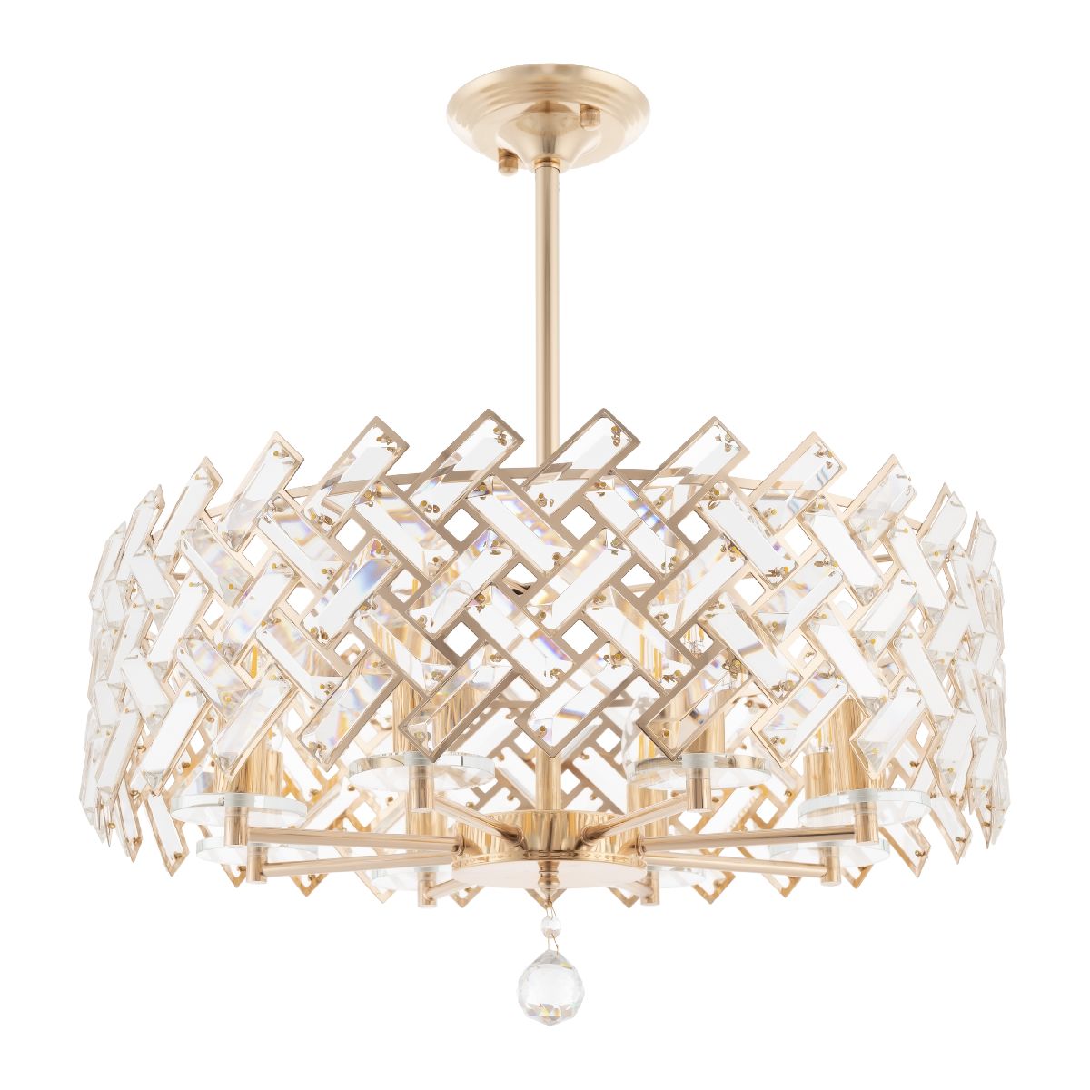 Люстра на штанге Arte Milano Sorrento 377019/8/300/570 GD