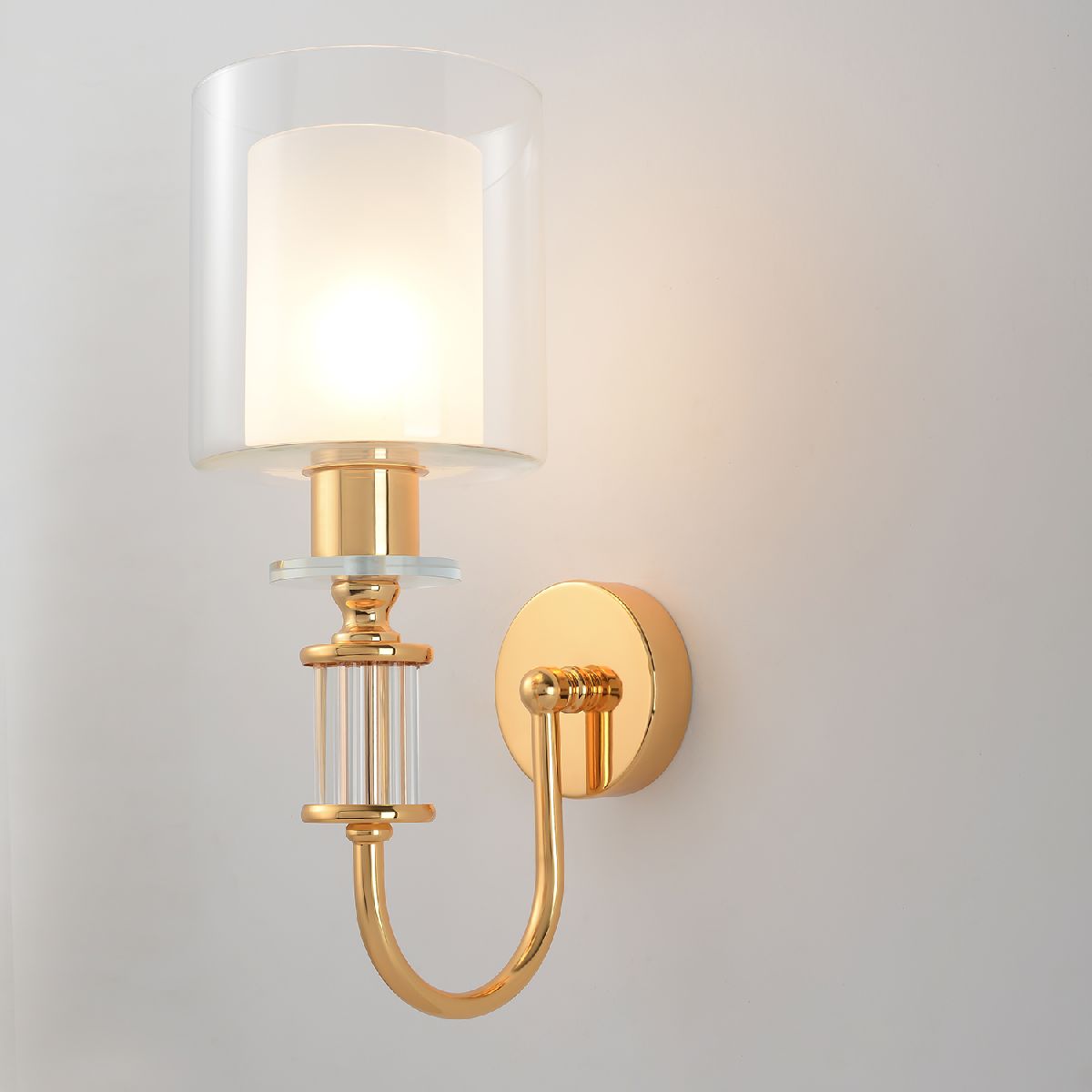 Бра Crystal Lux ELENA AP1 GOLD Бра Crystal Lux ELENA AP1 GOLD