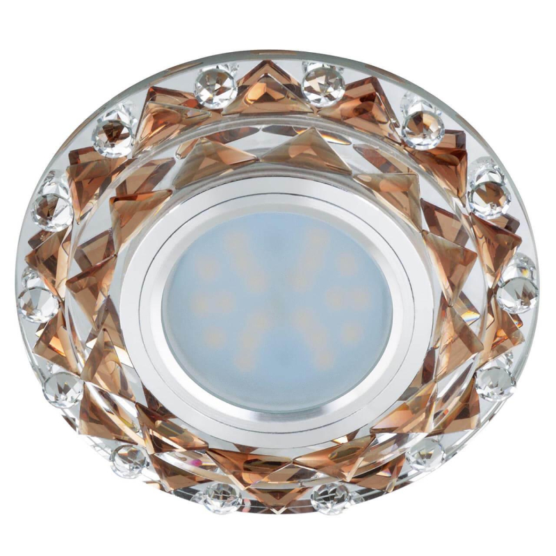 Встраиваемый светильник Fametto Luciole DLS-L130 GU5.3 Chrome/Brown Встраиваемый светильник Fametto Luciole DLS-L130 GU5.3 Chrome/Brown