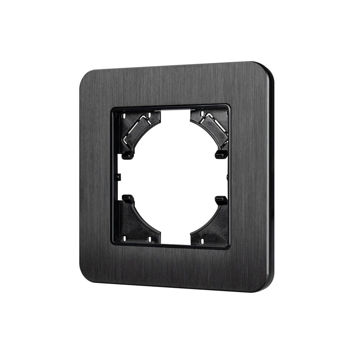 Рамка алюминиевая на 1 пост Arlight FRM-AKIRY-AL-1-BK 049681