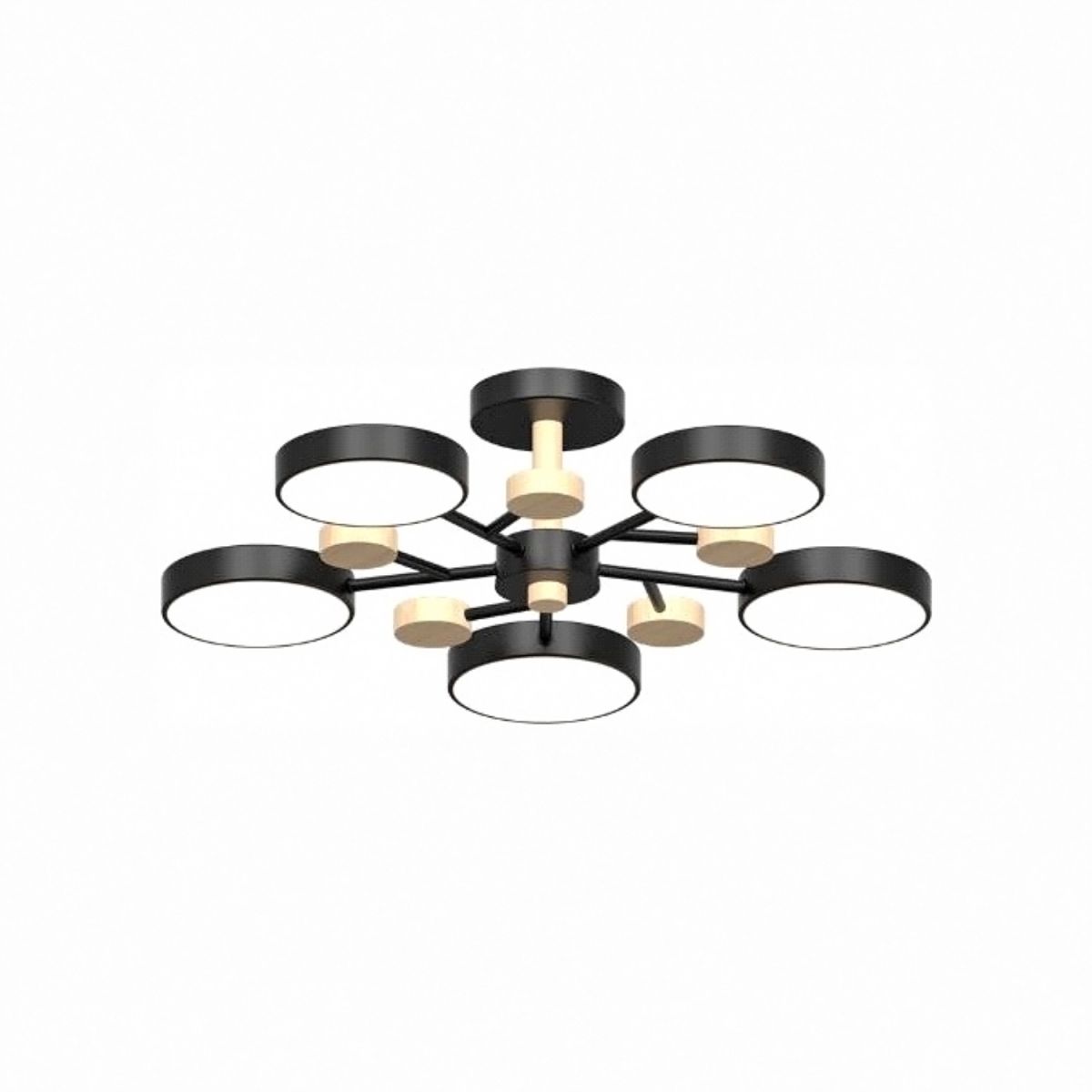 Люстра на штанге LED4U L3204-620 BK Люстра на штанге LED4U L3204-620 BK