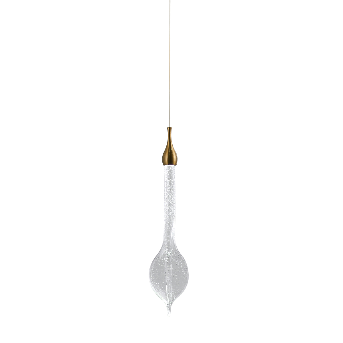 Подвесной светильник Delight Collection OD2433-1 gold/clear Подвесной светильник Delight Collection OD2433-1 gold/clear