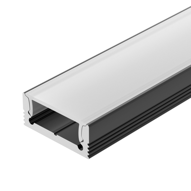 Алюминиевый профиль Arlight SL-SLIM-H7-2000 BLACK 037110 Алюминиевый профиль Arlight SL-SLIM-H7-2000 BLACK 037110