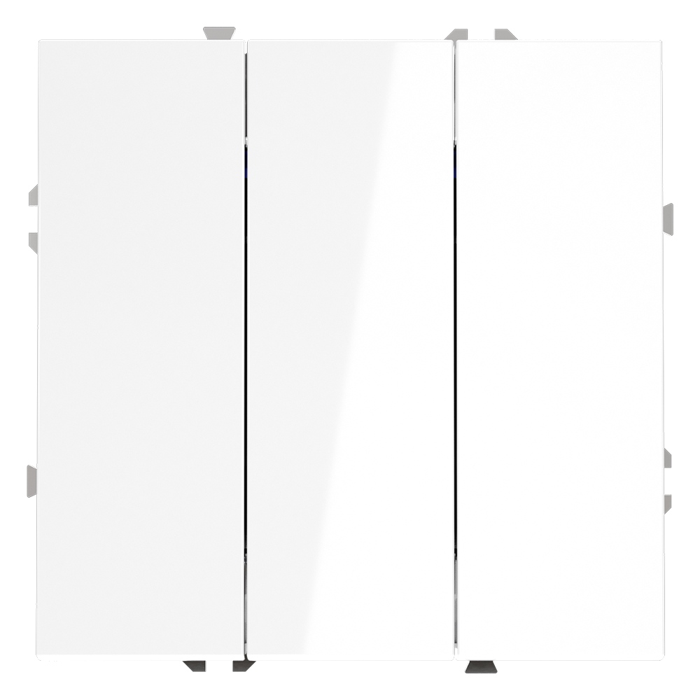 Выключатель трехклавишный Voltum S70 VLS030101