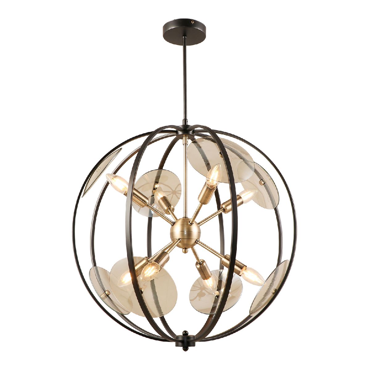 Подвесная люстра Lussole Brantley LSP-8929 Подвесная люстра Lussole Brantley LSP-8929