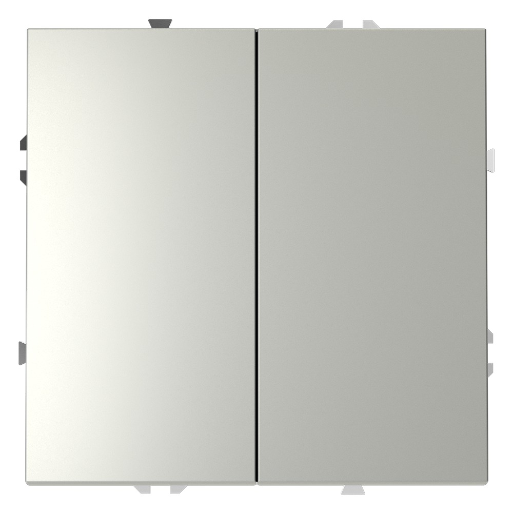 Выключатель двухклавишный Voltum S70 VLS020105