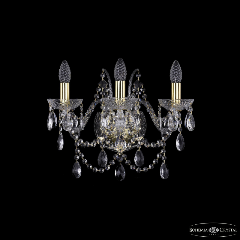 Бра Bohemia Ivele Crystal 1411B/3/160 G Бра Bohemia Ivele Crystal 1411B/3/160 G