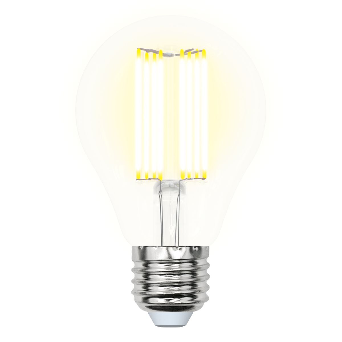Лампа светодиодная (UL-00005897) Uniel E27 23W прозрачная LED-A70-23W/3000K/E27/CL PLS02WH Лампа светодиодная (UL-00005897) Uniel E27 23W прозрачная LED-A70-23W/3000K/E27/CL PLS02WH