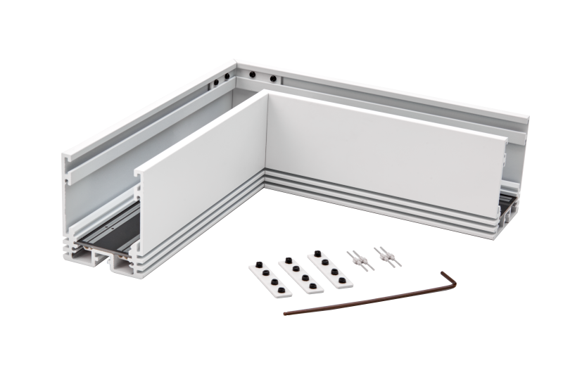 Угловой коннектор для трека DesignLed SY-601901-CN-WH 007819 Угловой коннектор для трека DesignLed SY-601901-CN-WH 007819