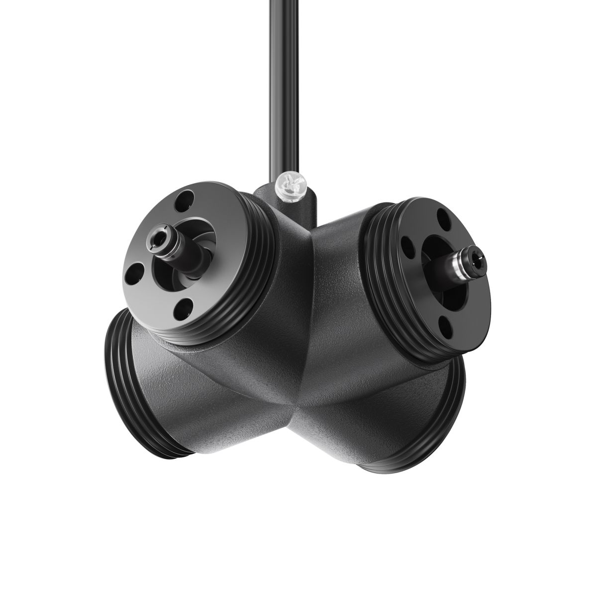 Х-образный вертикальный коннектор с вводом питания Maytoni Shelf CA017TX-P-B