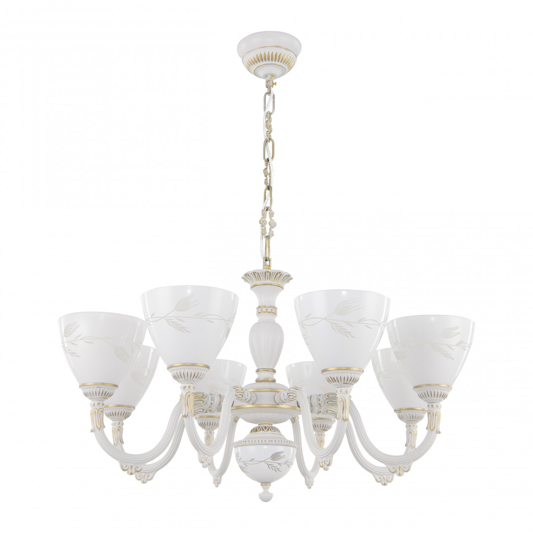 Подвесная люстра Arte Milano 347837/8 WT+G Подвесная люстра Arte Milano 347837/8 WT+G