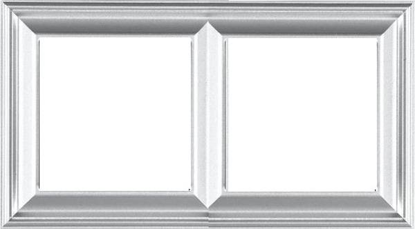 Рамка двухместная Jung EPD482AL