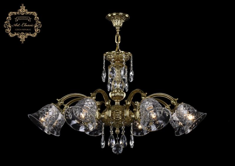 Подвесная люстра Art Classic 31.31.8.NV215IV.150SP.G.Sp.Clear.1B