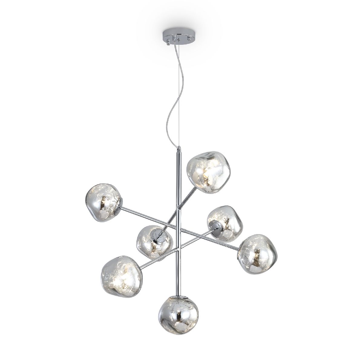 Подвесная люстра Freya Ejection FR5378PL-07SM Подвесная люстра Freya Ejection FR5378PL-07SM