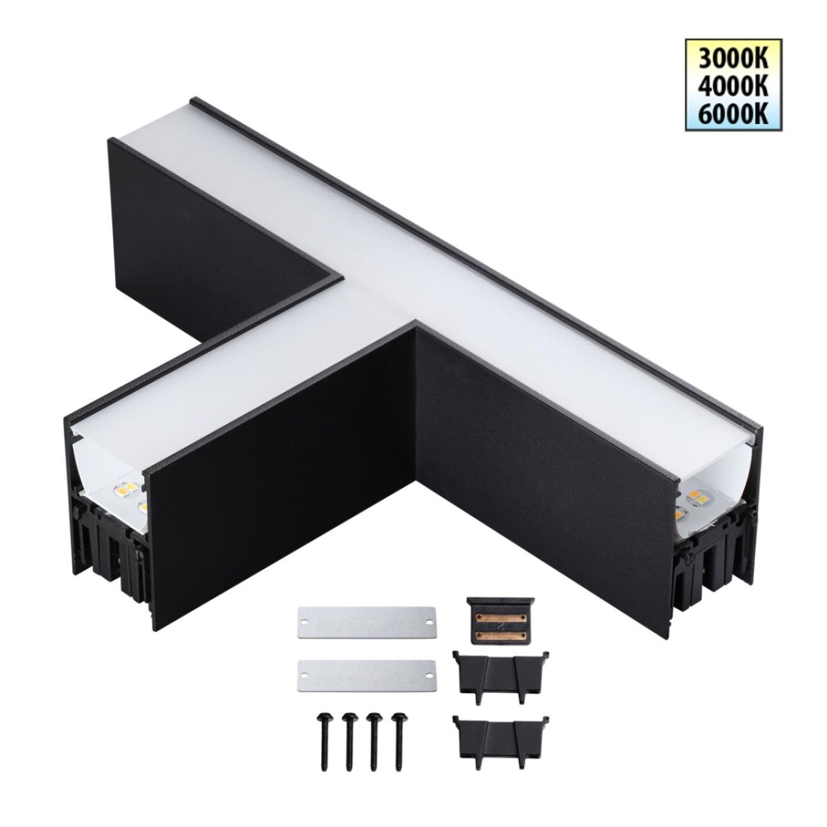 Светильник соединитель «Т» с переключателем цветовой темперетуры Novotech Over Fatto 359611