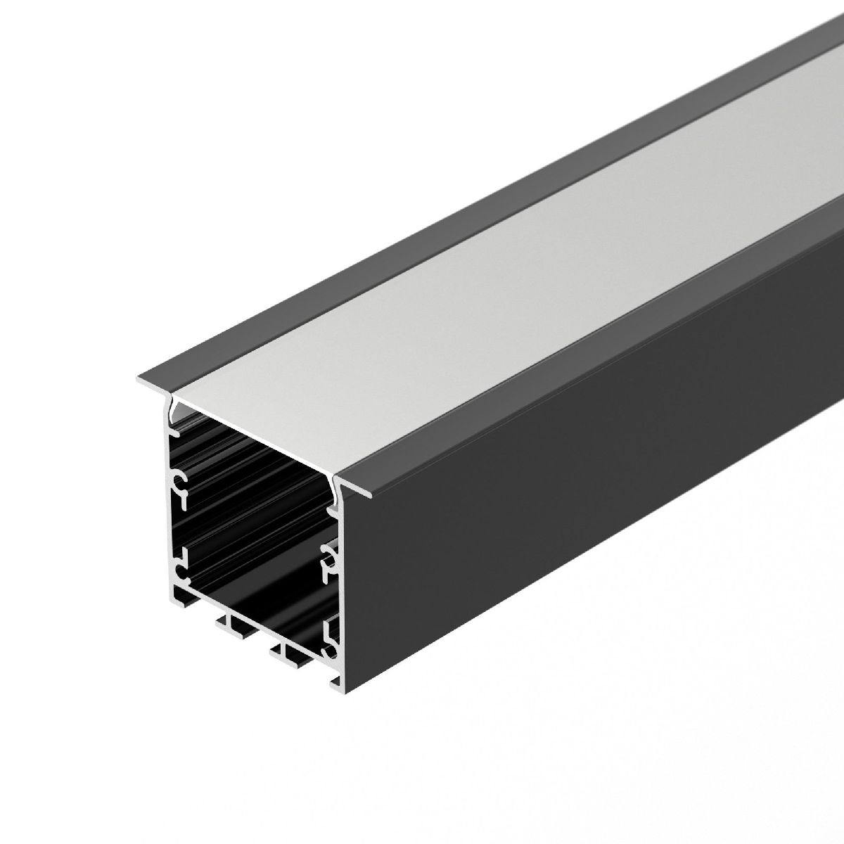 Алюминиевый профиль Arlight LINIA49-F-S-2000 BLACK 041873 Алюминиевый профиль Arlight LINIA49-F-S-2000 BLACK 041873
