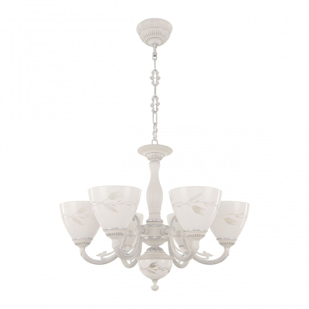 Подвесная люстра Arte Milano 343659/6 WT+SL Подвесная люстра Arte Milano 343659/6 WT+SL