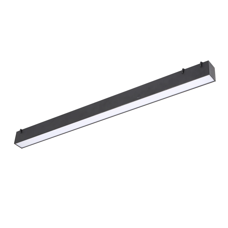 Трековый однофазный светильник Denkirs Belty linear DK5576-BK Трековый однофазный светильник Denkirs Belty linear DK5576-BK