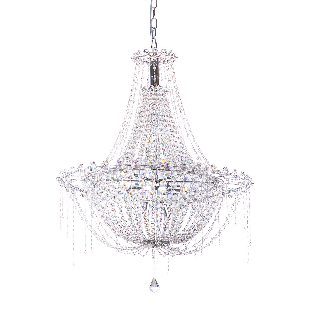 Подвесная люстра DeLight Collection MD8319-8A chrome Подвесная люстра DeLight Collection MD8319-8A chrome