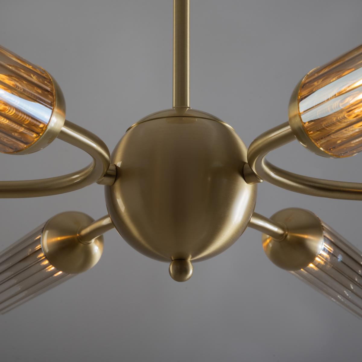 Люстра на штанге Freya Borgy FR5379CL-06G