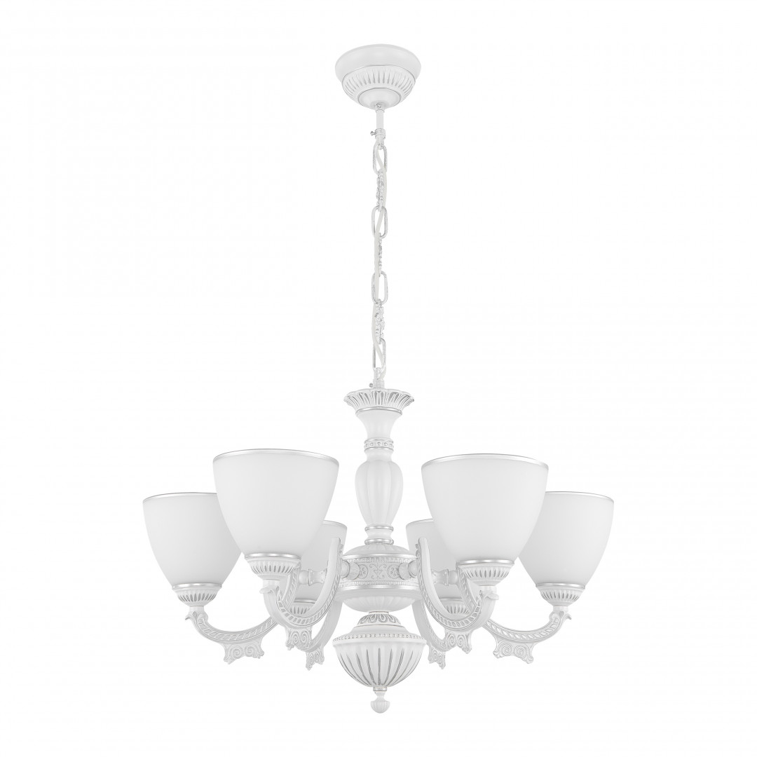 Подвесная люстра Arte Milano 342837/6 WT+SL Подвесная люстра Arte Milano 342837/6 WT+SL