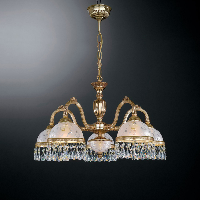 Подвесная люстра Reccagni Angelo L 6300/5 Подвесная люстра Reccagni Angelo L 6300/5