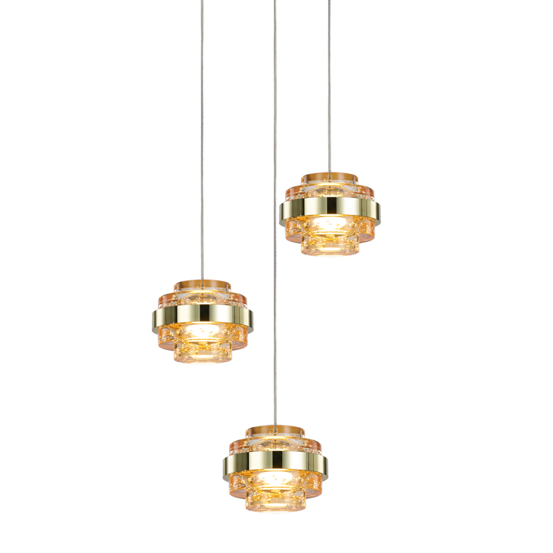 Подвесной светильник Delight Collection MD22030002 MD22030002-3A gold/champagne Подвесной светильник Delight Collection MD22030002 MD22030002-3A gold/champagne