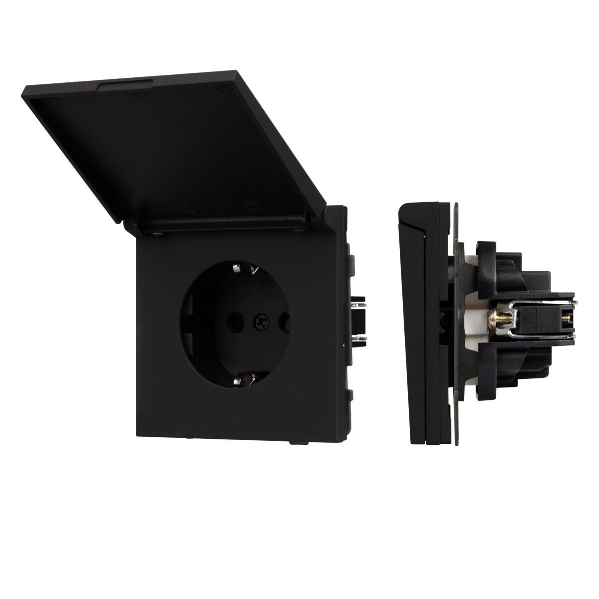 Механизм розетки влагозащищённый SCT-TENDO-MCP-SFPL-BK (230V, 16A) 054599