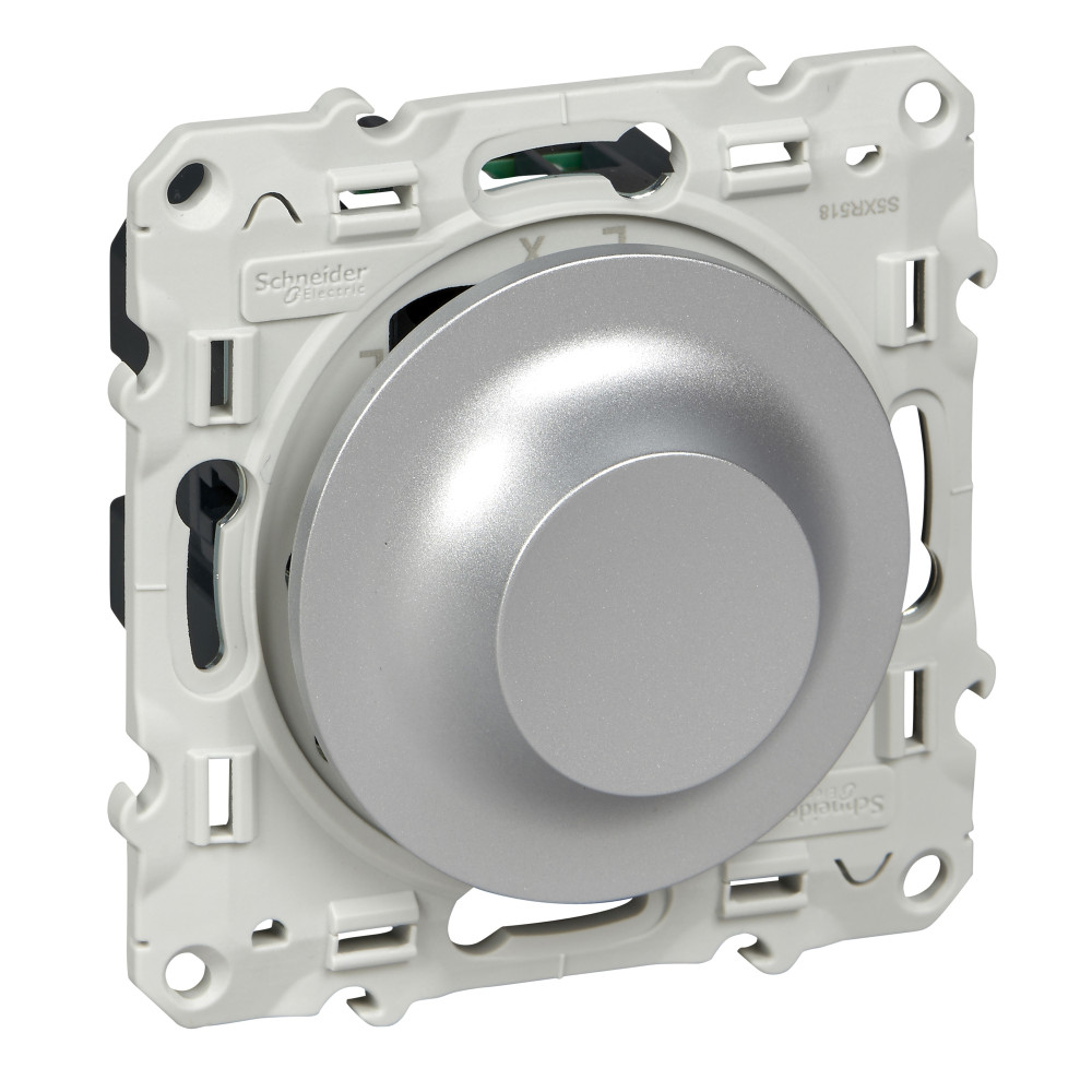 Светорегулятор поворотно-нажимной Schneider Electric Odace S53R518 Светорегулятор поворотно-нажимной Schneider Electric Odace S53R518