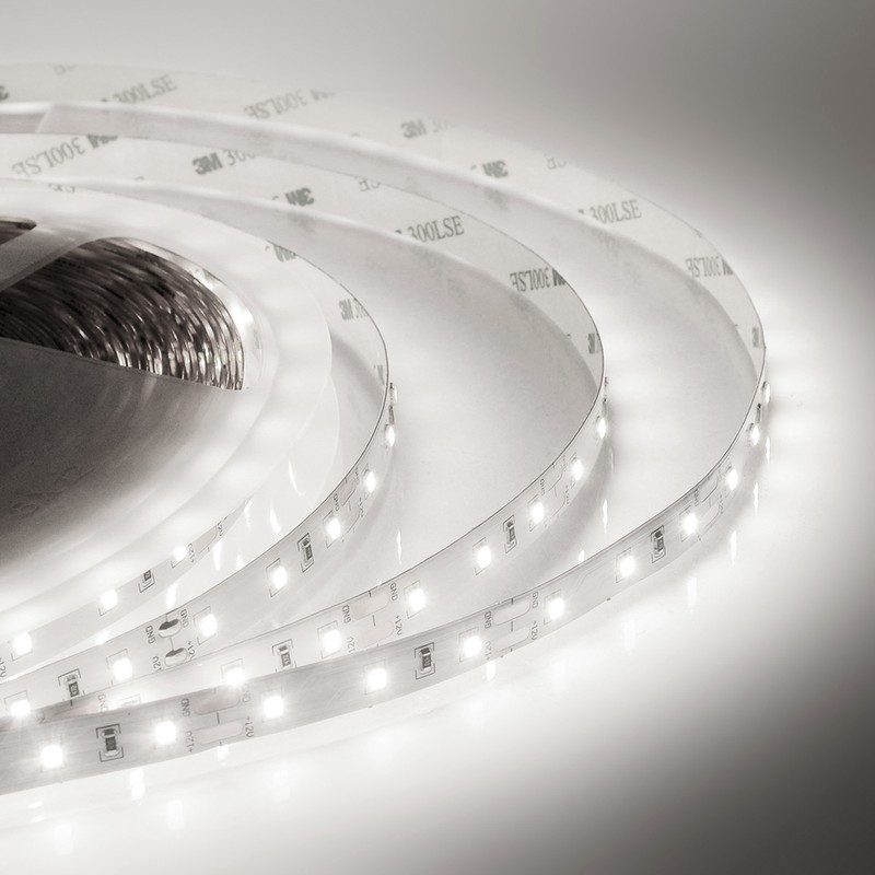 Светодиодная лента Apeyron 12В ПРО 14,4Вт/м smd2835 60д/м IP20 1200Лм/мЛм/м 20м 4000К 00-141