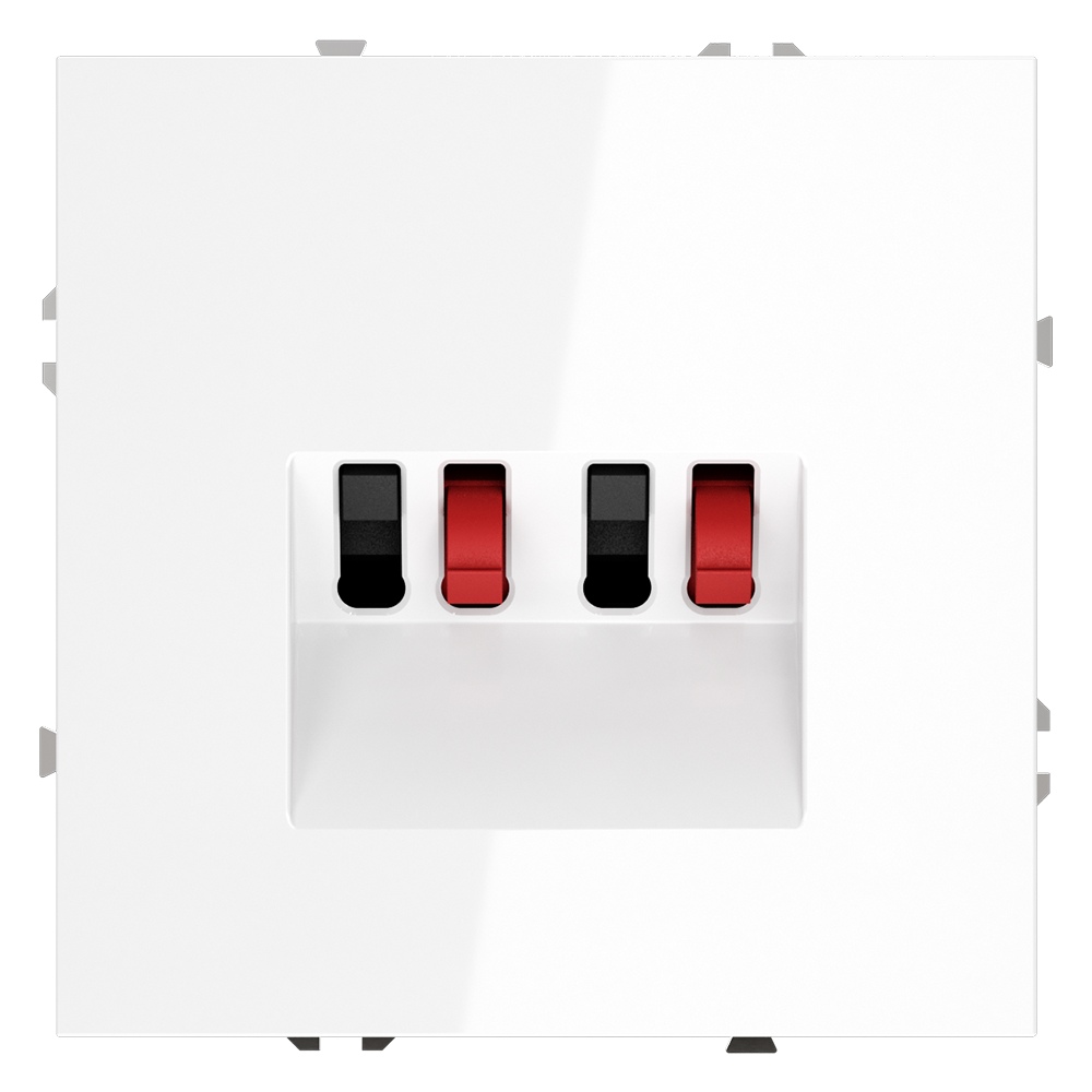 Розетка акустическая Voltum S70 VLS060301 (белый глянцевый)