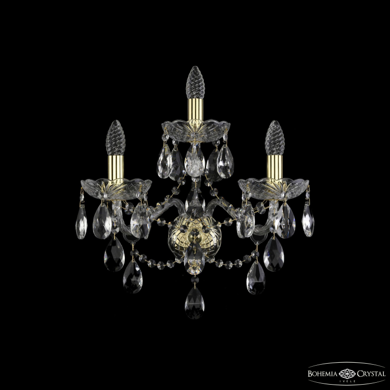 Бра Bohemia Ivele Crystal 1415B/2+1/200/XL G Бра Bohemia Ivele Crystal 1415B/2+1/200/XL G