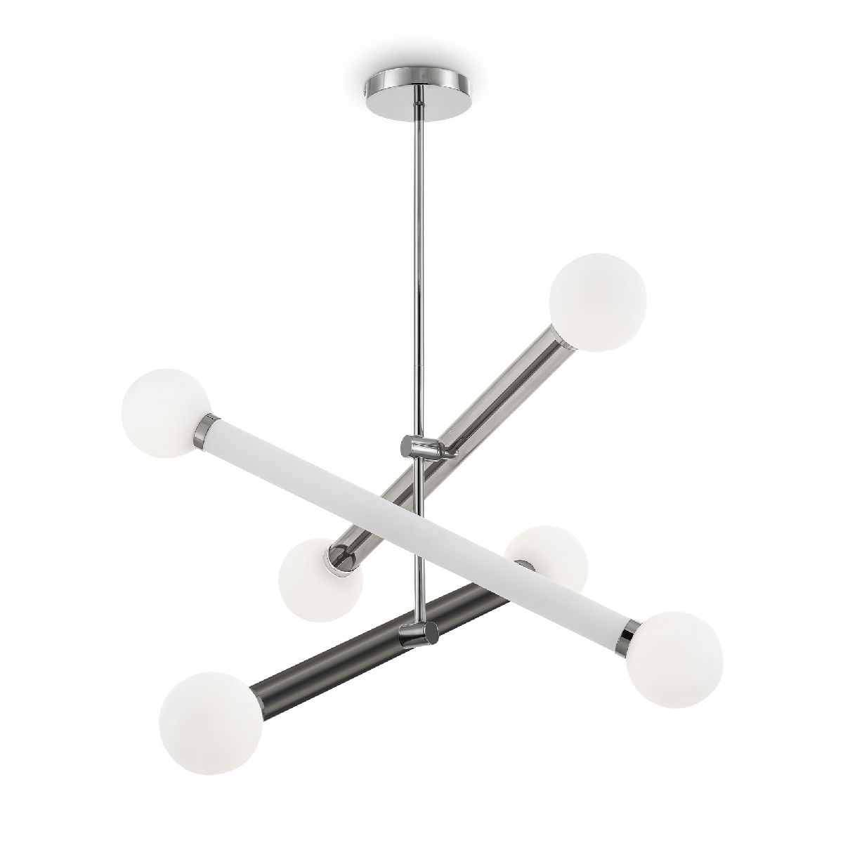Люстра на штанге Freya Cross FR5381PL-06CH Люстра на штанге Freya Cross FR5381PL-06CH