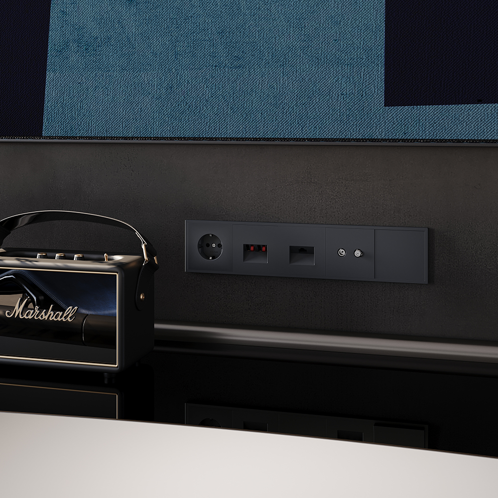 Рамка на 5 постов Voltum S70 VLS100507 (графит)