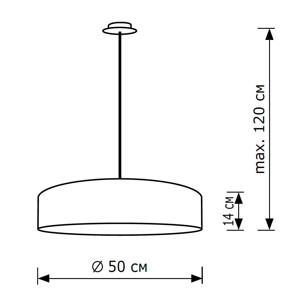 Подвесной светильник LightHall Turdan 50 LH022015