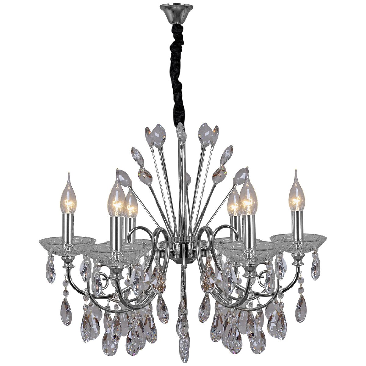 Подвесная люстра Illumico IL2367-6POR-39 CR Подвесная люстра Illumico IL2367-6POR-39 CR