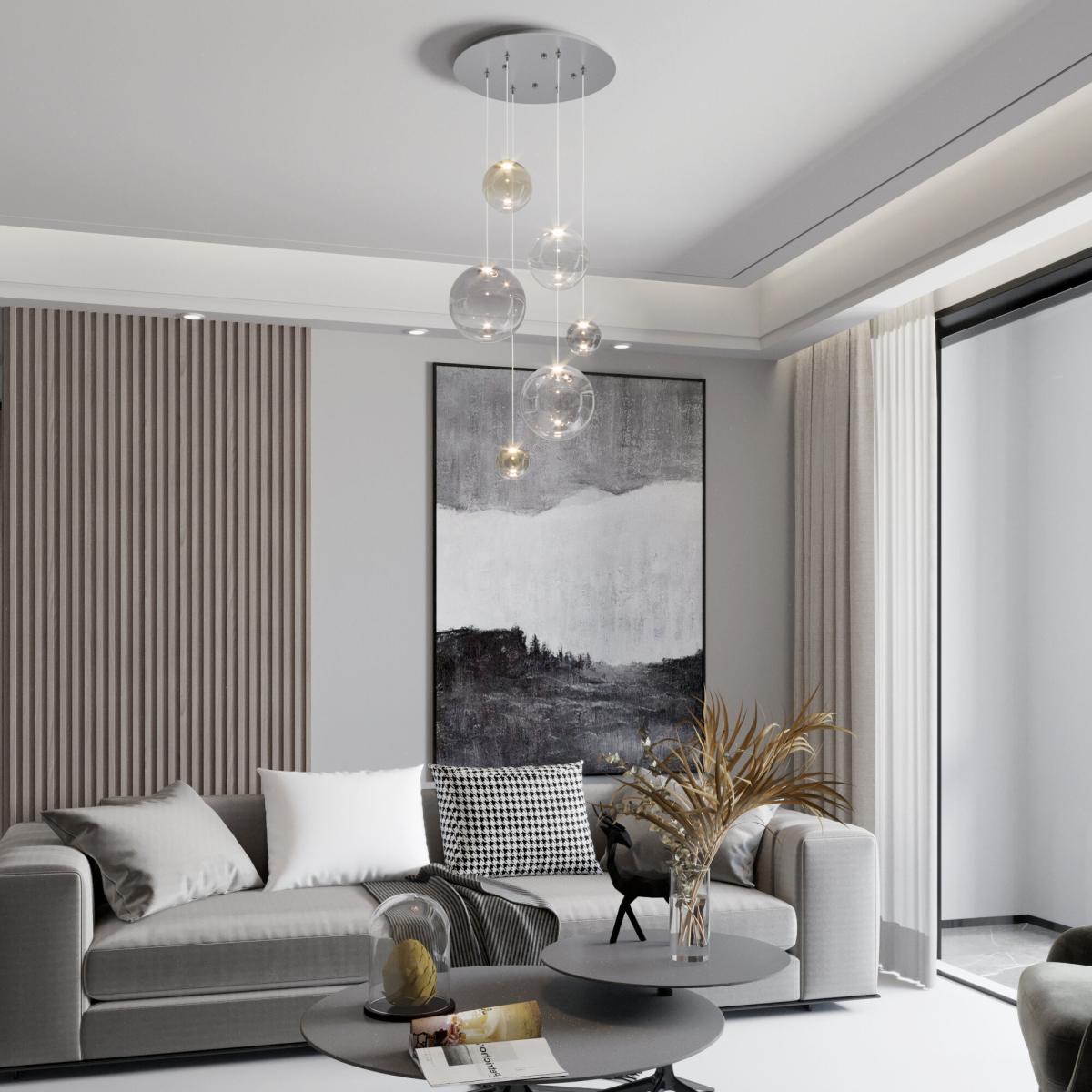 Подвесной светильник Eurosvet Wonder 50230 LED хром a062052