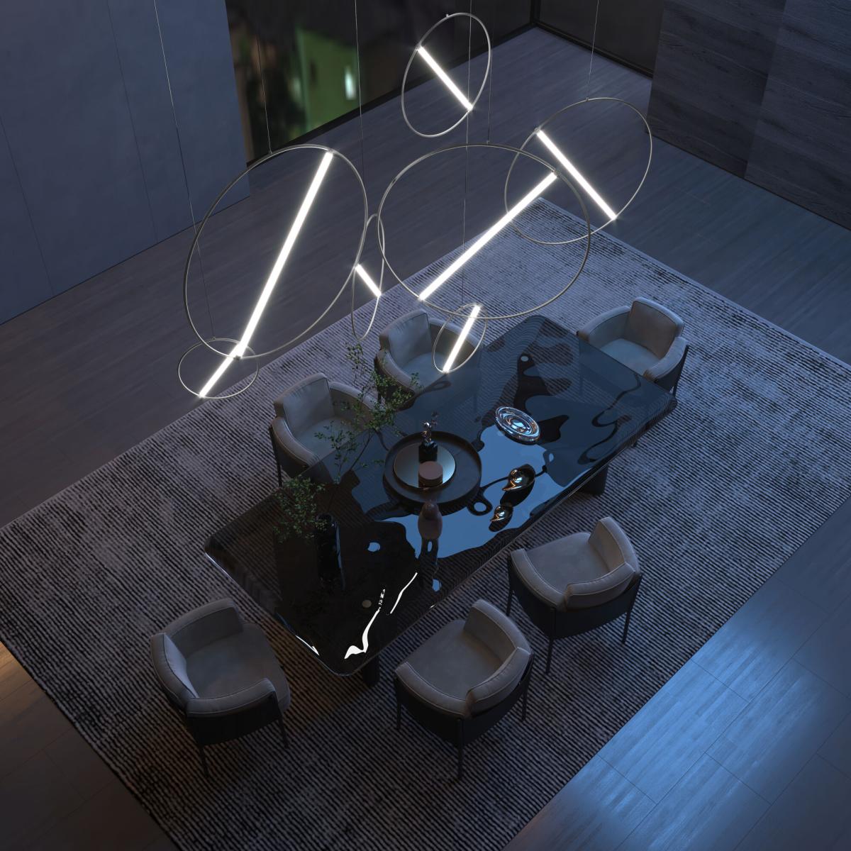 Подвесной светильник Eurosvet Element 90283/1 хром a061422