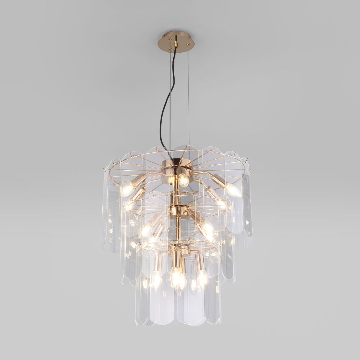 Подвесная люстра Eurosvet Claire 60171 золото Smart a069012 Подвесная люстра Eurosvet Claire 60171 золото Smart a069012