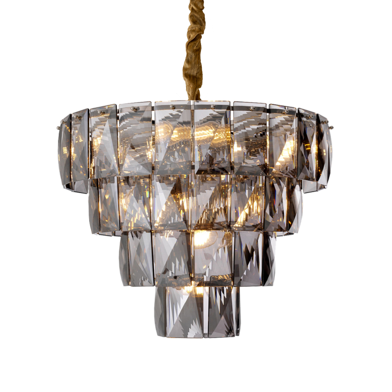 Подвесная люстра Delight Collection Amazone KG1113P-7 chrome/smoky Подвесная люстра Delight Collection Amazone KG1113P-7 chrome/smoky