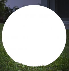 Шар-светильник D600мм, молочно-белый, Е27, IP65 (гермоввод)