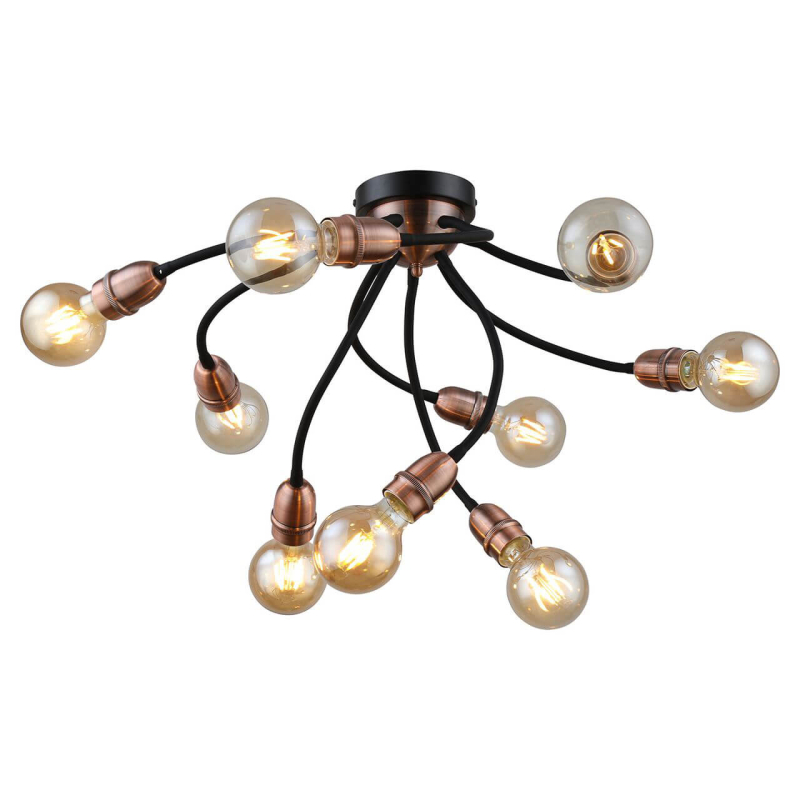 Потолочная люстра Lussole LOFT REGINA GRLSP-8247 Потолочная люстра Lussole LOFT REGINA GRLSP-8247