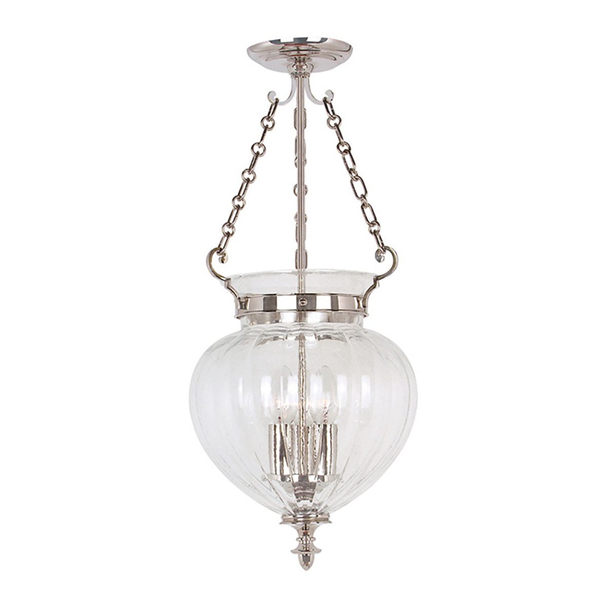 Подвесной светильник Elstead Lighting Finsbury park FP-P-M-POL-NCKL Подвесной светильник Elstead Lighting Finsbury park FP-P-M-POL-NCKL